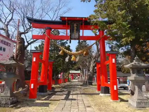 生島足島神社の鳥居