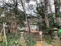 白石神社の庭園