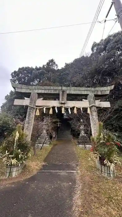 葛上神社の鳥居
