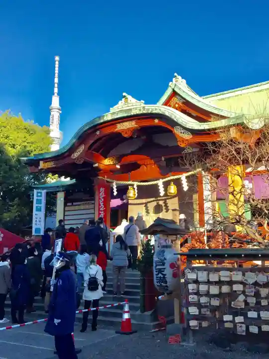 亀戸天神社の本殿・本堂
