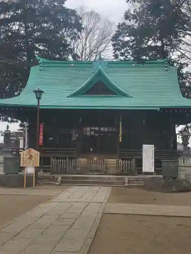 (下館)羽黒神社の本殿・本堂