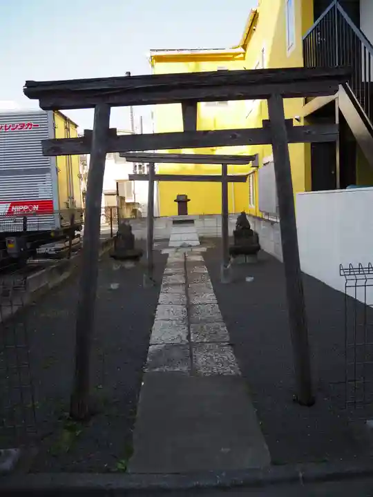 下神明天祖神社の鳥居
