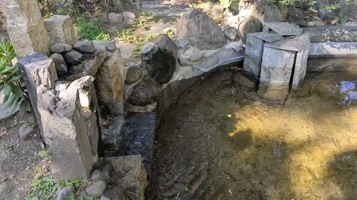 上川神社の庭園
