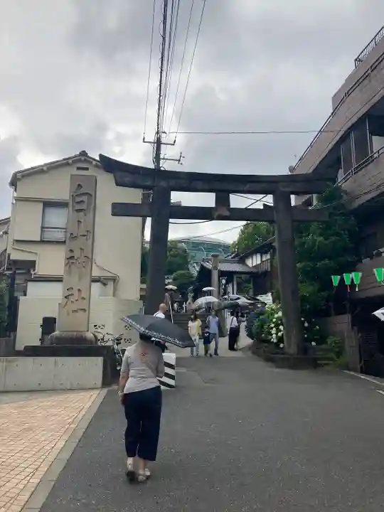 白山神社の鳥居