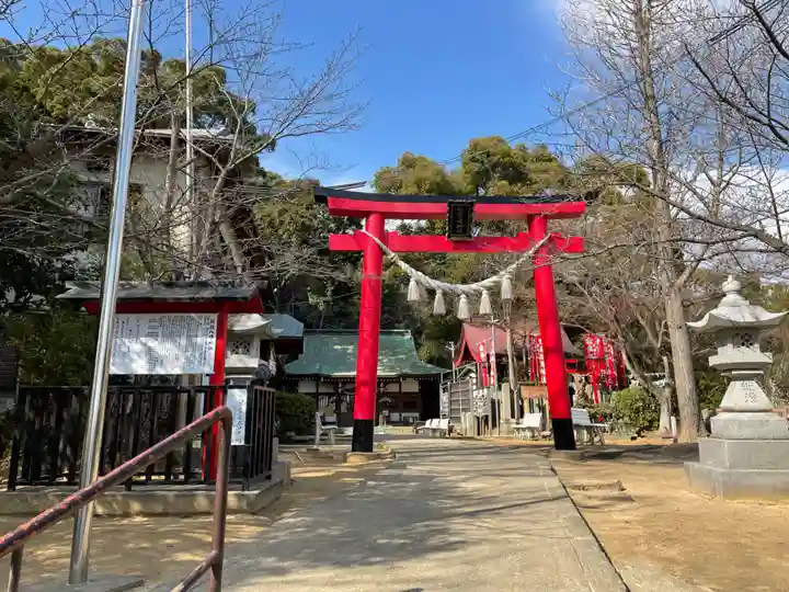 板宿八幡神社の鳥居