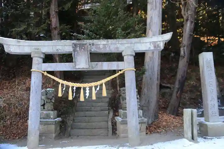 蟇目鹿島神社の鳥居