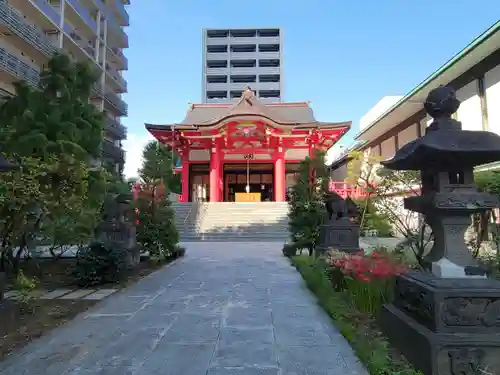 成子天神社の本殿・本堂