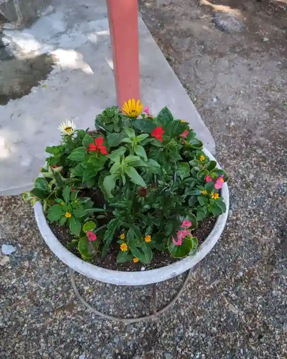 上富良野神社の庭園