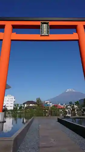 富士山本宮浅間大社の鳥居