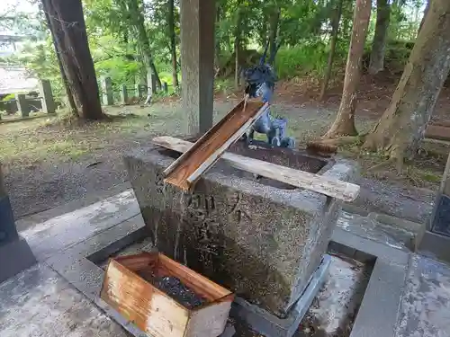 山中浅間神社の手水舎