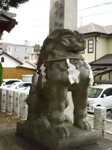 八王子神社の狛犬