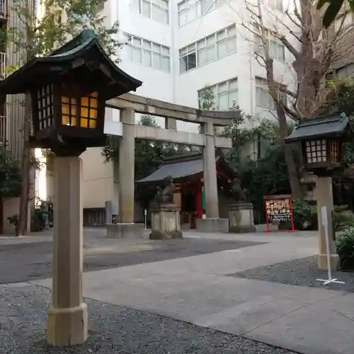 日本橋日枝神社の鳥居