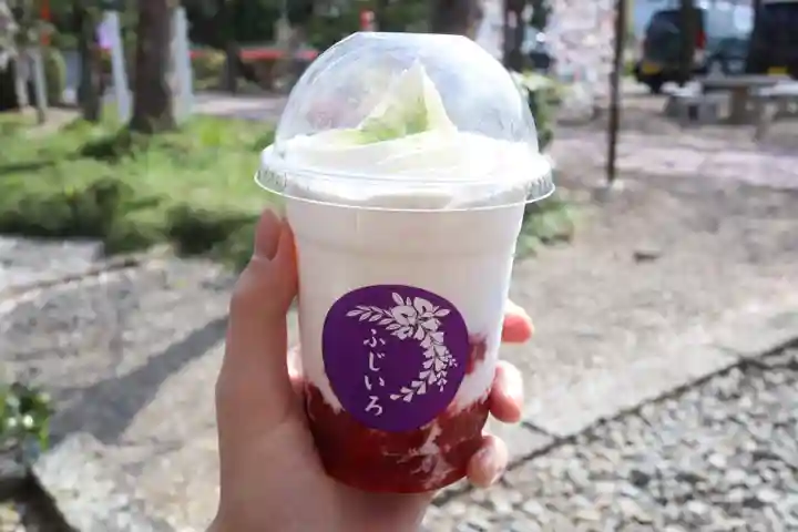 諏訪神社の食事