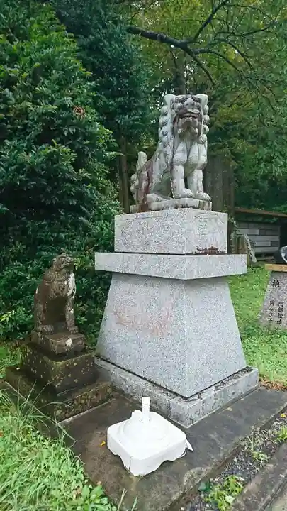 飯野川亀ヶ森八幡神社の狛犬