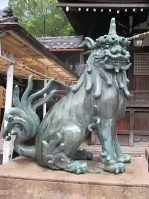 道明寺天満宮の狛犬