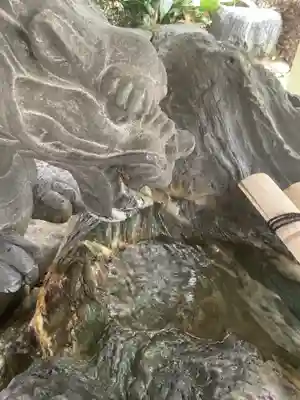 島田神社の手水舎