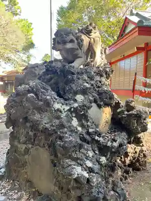 前原御嶽神社の狛犬