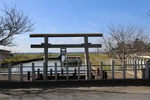 息栖神社の鳥居