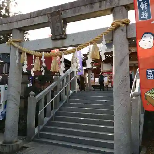 武蔵第六天神社の鳥居