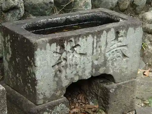 忍　諏訪神社・東照宮　の手水舎