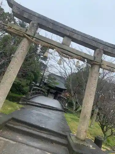 杜屋神社の鳥居