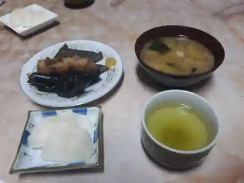 蓮久寺の食事