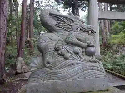 眞名井神社(籠神社奥宮)の狛犬