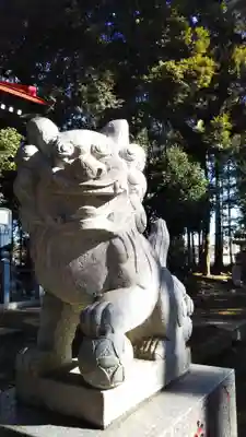 小林鳥見神社の狛犬