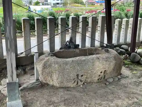 削栗神社（千秋町勝栗）の手水舎
