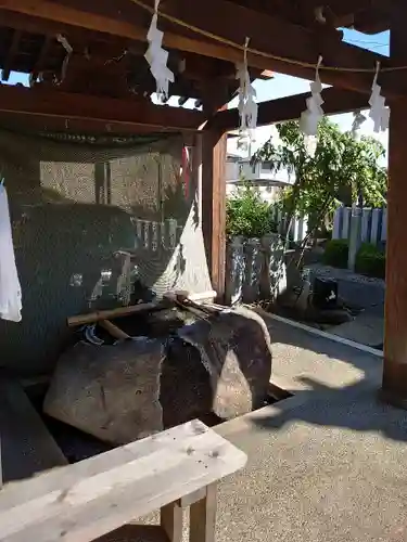 御嶽神社茅萱宮の手水