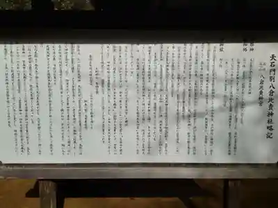 天石門別八倉比売神社の歴史