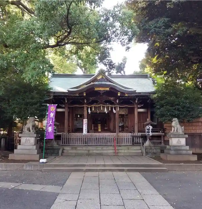 中目黒八幡神社の本殿・本堂