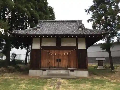 雷電神社の本殿