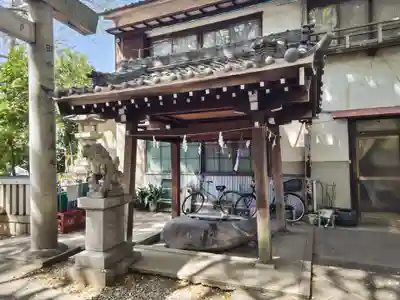 神明社（伊勢山神明社）の手水舎