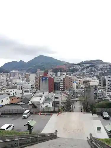 鎮西大社諏訪神社の景色