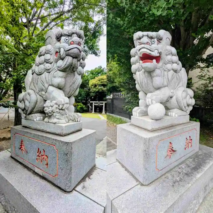 当代島稲荷神社の狛犬