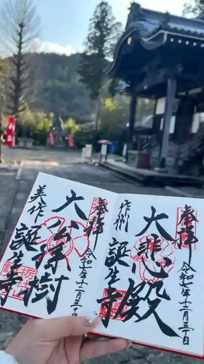 誕生寺の御朱印