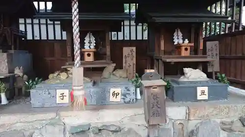 洲嵜神社の末社・摂社