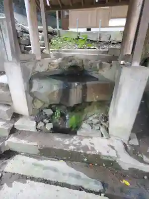 會津比賣神社の手水舎