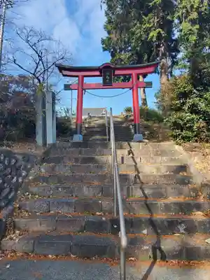 鹿島宮・東今泉八坂神社の鳥居