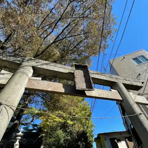 葛飾神社の鳥居