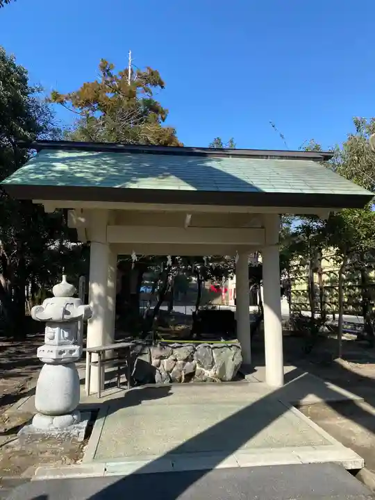 三重縣護國神社の手水舎