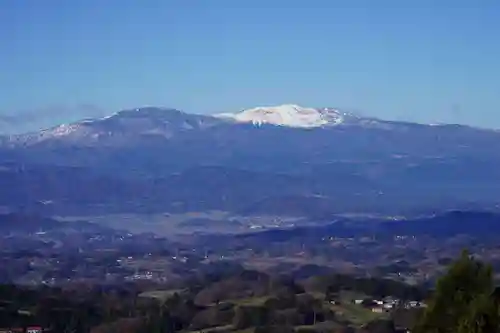 木幡山隠津島神社(二本松市)の景色