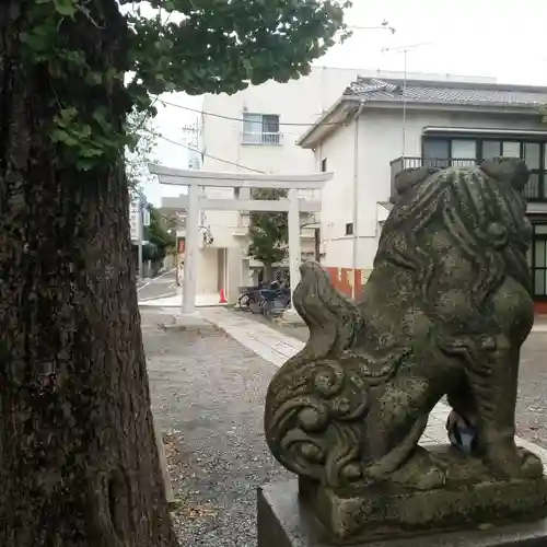 諏訪神社の狛犬