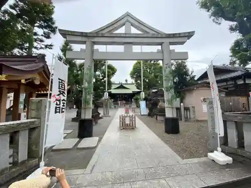 お三の宮日枝神社の鳥居