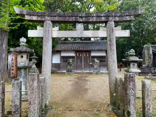 兵庫町牛頭素盞嗚神社の鳥居