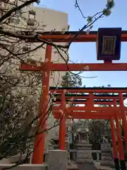 銀世界稲荷神社の鳥居