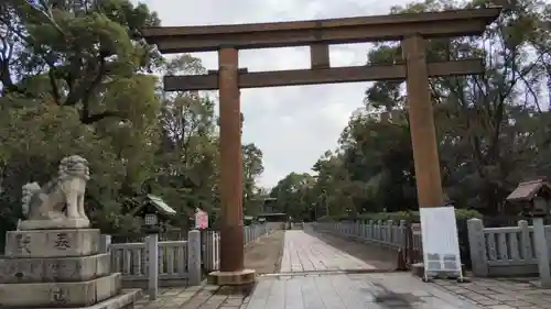 和泉國一之宮　大鳥大社の鳥居