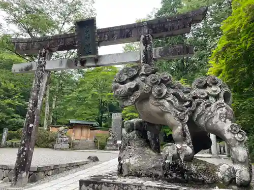 古峯神社の狛犬