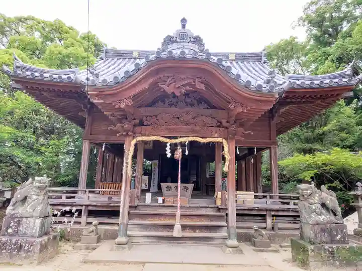 岡山神社の本殿・本堂